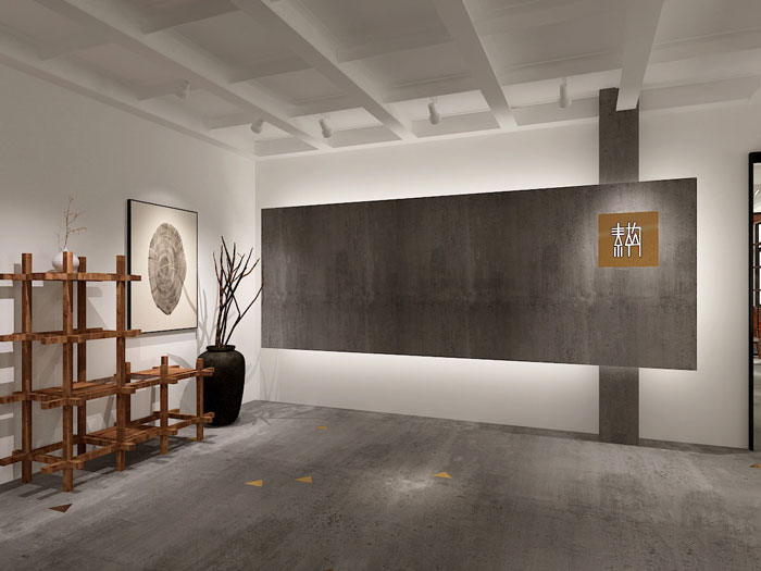 630平方中型創(chuàng)意辦公室進(jìn)門區(qū)域裝修設(shè)計(jì)案例效果圖